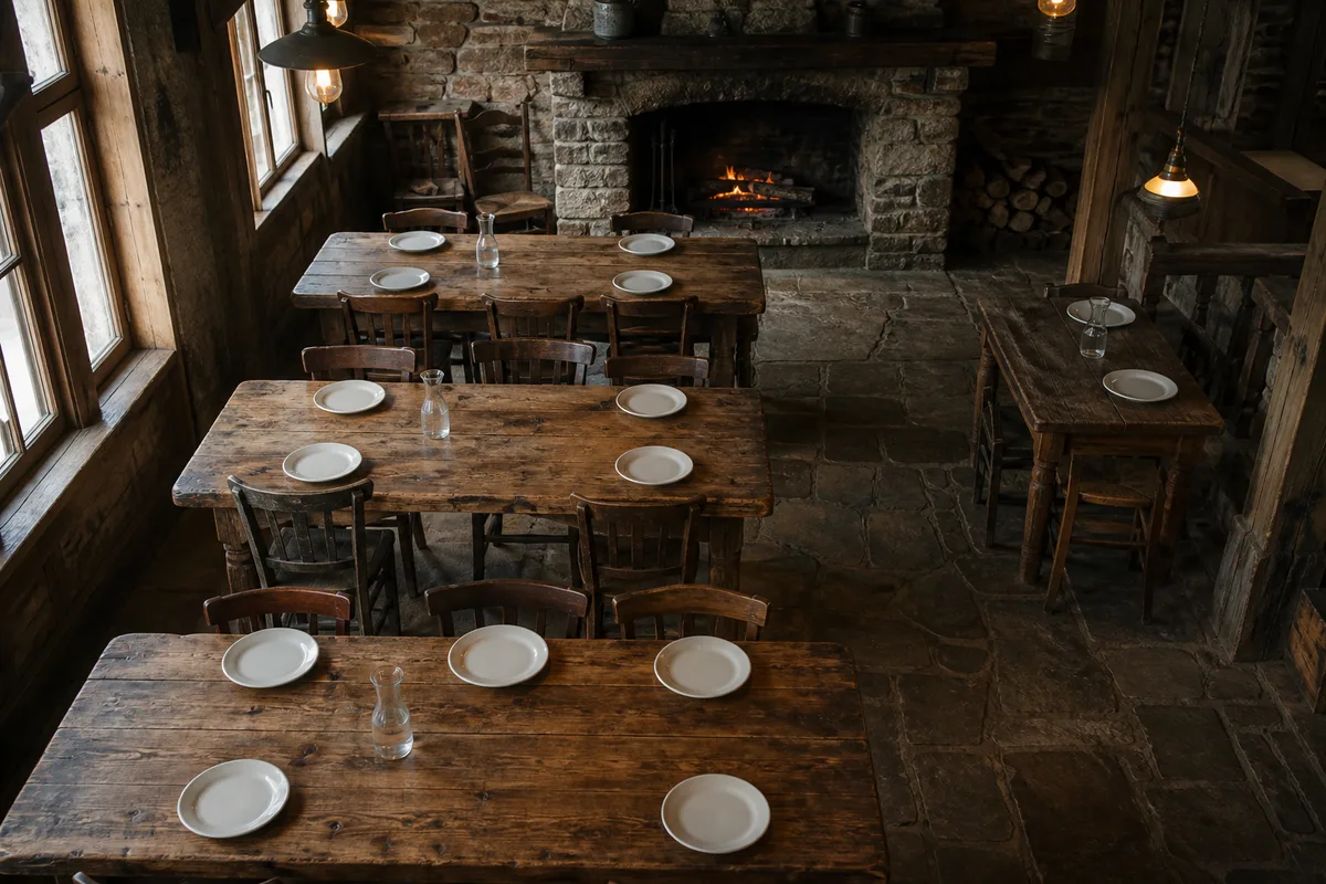 La table de l'auberge